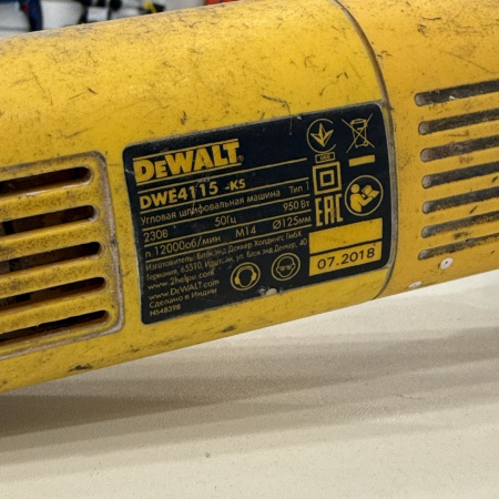Ушм DEWALT DWE4115 -KS