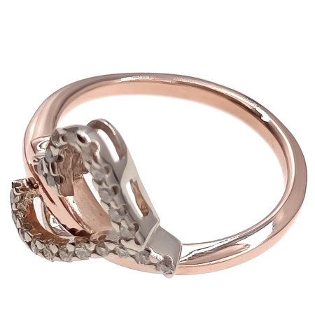 Кольцо из золота 585 пробы с бриллиантами