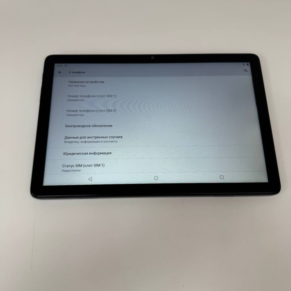 Планшет W&O  pad max 10,1" 12 гб 1 тб