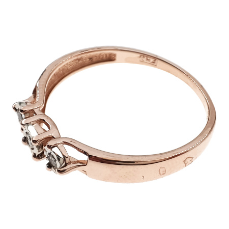 Кольцо из золота 585 пробы с бриллиантами