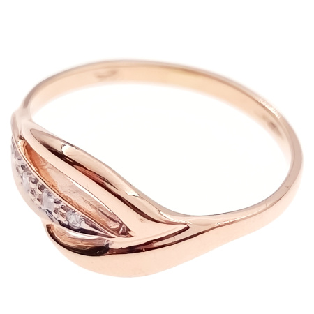 Кольцо из золота 585 пробы с бриллиантами