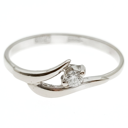 Кольцо из золота 585 пробы с бриллиантом