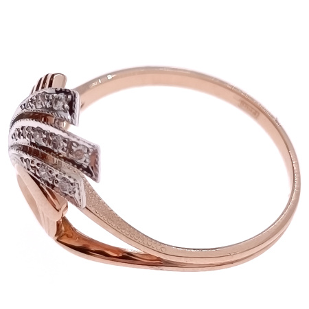 Кольцо из золота 585 пробы с бриллиантами