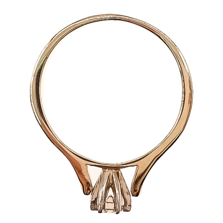 Кольцо из золота 585 пробы с бриллиантом