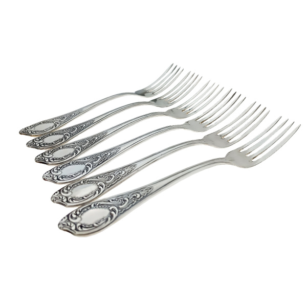 Вилка из серебра 875 пробы