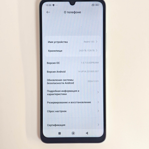Мобильный телефон XIAOMI 13c 4/128 гб
