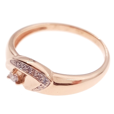 Кольцо из золота 585 пробы с бриллиантами