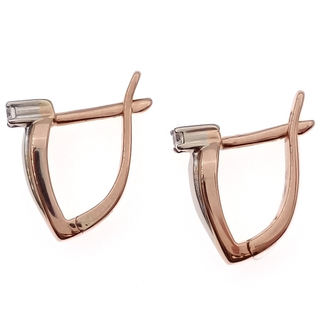 Серьги из золота 585 пробы с бриллиантами