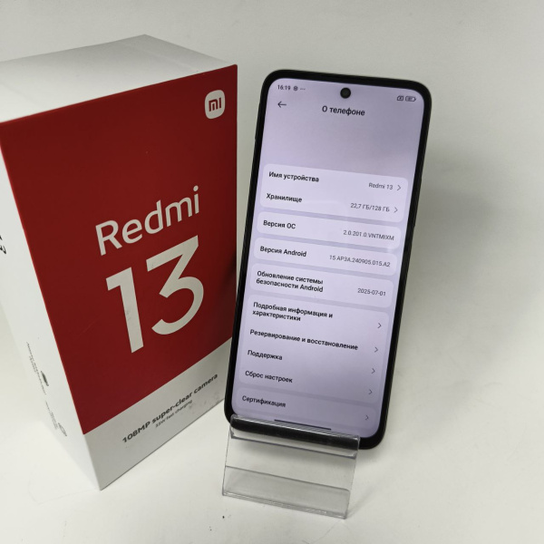 Мобильный телефон XIAOMI redmi note 13 6/128 гб