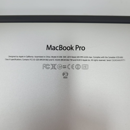Ноутбук Apple MacBook Pro 15 Retina A1398 15,6"/ Intel Core i7 3740QM/ 16 Гб/ ssd 512 Гб/