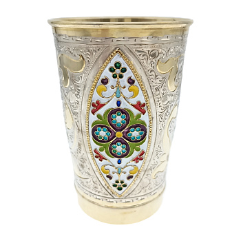 Бокал из серебра 875 пробы