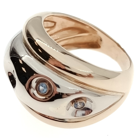 Кольцо из золота 585 пробы с топазом