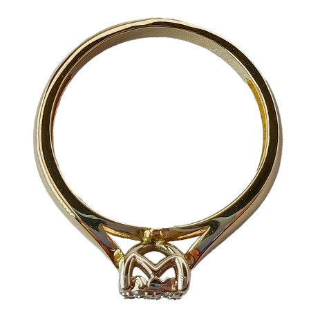 Кольцо из золота 585 пробы с бриллиантом