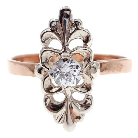 Кольцо из золота 585 пробы с бриллиантом