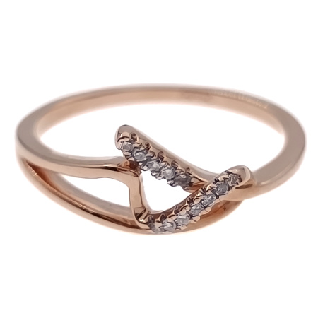 Кольцо из золота 585 пробы с бриллиантами