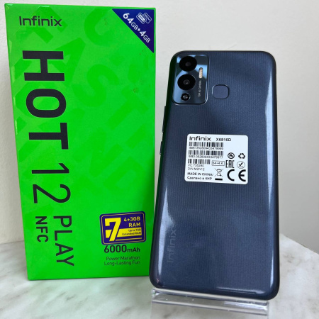 Мобильный телефон INFINIX Hot 12 Play 4/64 гб