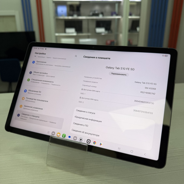 Планшет SAMSUNG galaxy tab s10 fe sm-x526b 10,9" 12 гб 256 гб