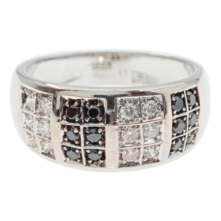 Кольцо из золота 585 пробы с бриллиантами