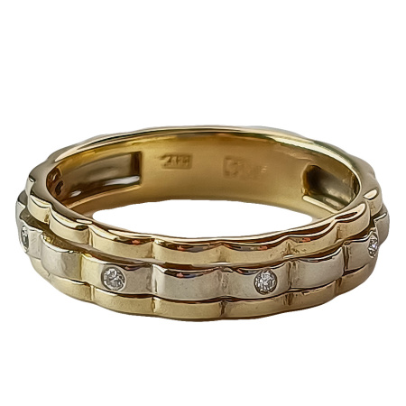 Кольцо из золота 585 пробы с бриллиантами