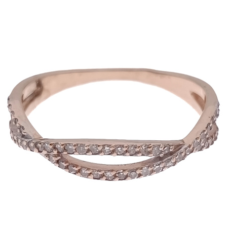 Кольцо из золота 585 пробы с бриллиантами