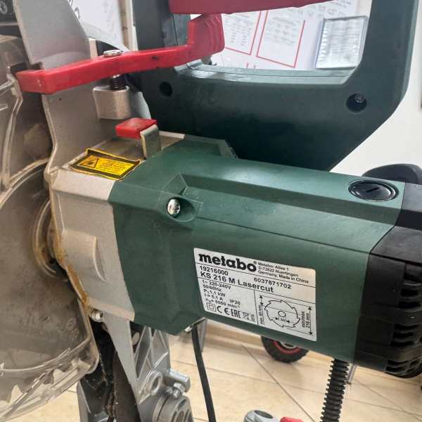 Электрическая пила METABO  ks216m lasercut