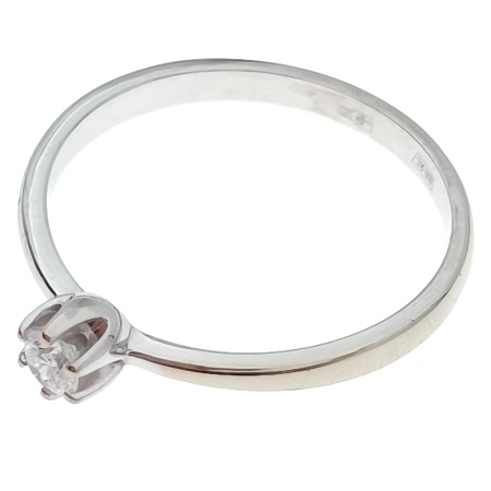 Кольцо из золота 585 пробы с бриллиантом