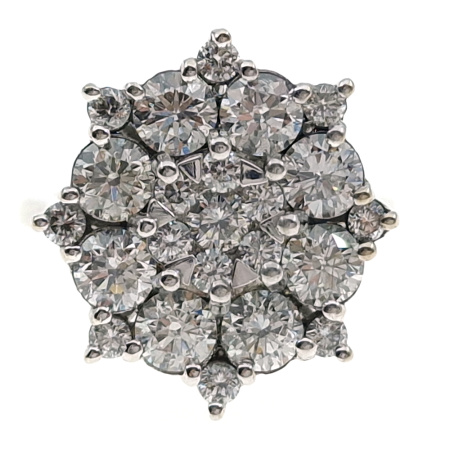 Кольцо из золота 585 пробы с бриллиантами