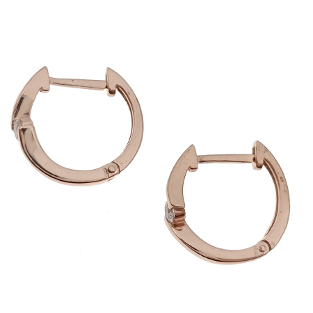 Серьги из золота 585 пробы с бриллиантами