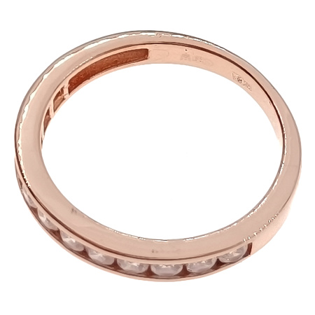 Кольцо из золота 585 пробы с фианитом