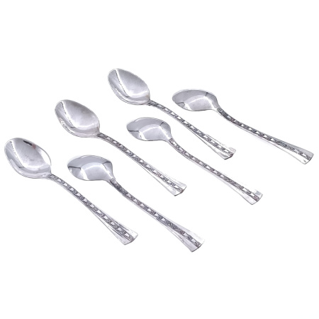 Ложки 6 шт. из серебра 916 пробы