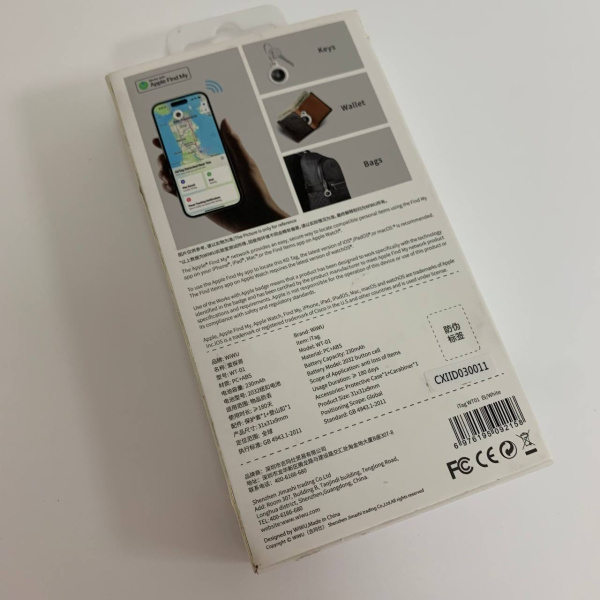 GPS-трекер беспроводной локатор WiWU iTag Anti-lost Smart Tracker WT-01