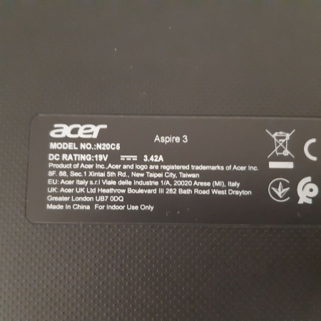 Ноутбук ACER aspire 3 N20C5 15,6"/ Core i5-1135G7/ 16 Гб/ 512 Гб/ Intel Iris Xe Graphics