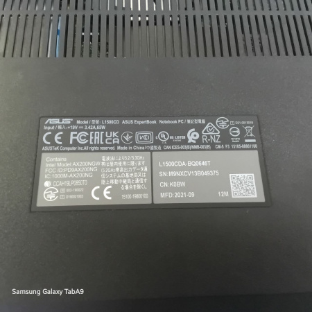Ноутбук ASUS ExpertBook L1 L1500CDA-BQ0646T 15,6"/  AMD Ryzen 3 3250U/ 8 Гб/ ssd 512 Гб