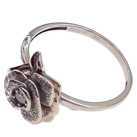 Кольцо из золота 585 пробы с бриллиантами