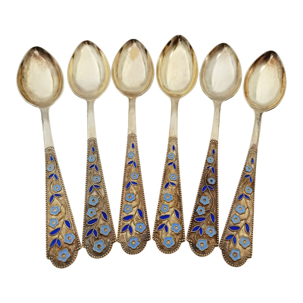 Ложка чайная из серебра 875 пробы