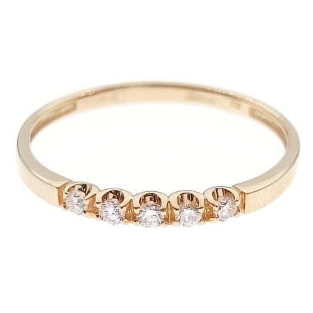 Кольцо из золота 585 пробы с бриллиантами