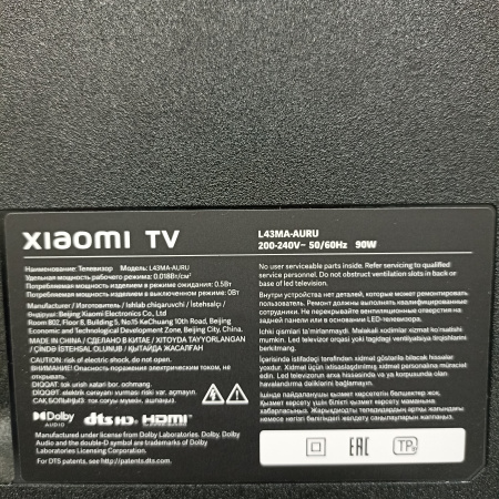 Телевизор XIAOMI l43ma-auru 43,0"
