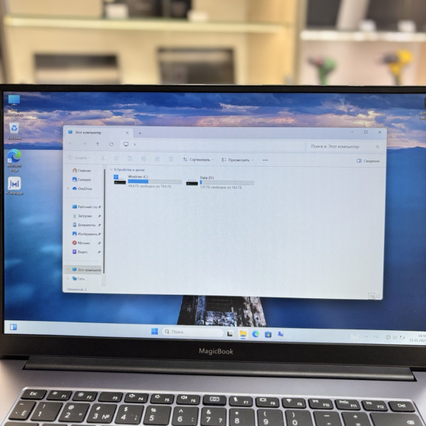 Ноутбук HONOR matebook d15 Boh-WAQ9HNR 15,6"/ AMD Ryzen 5 3500U/ 8 Гб/ 128 Гб/