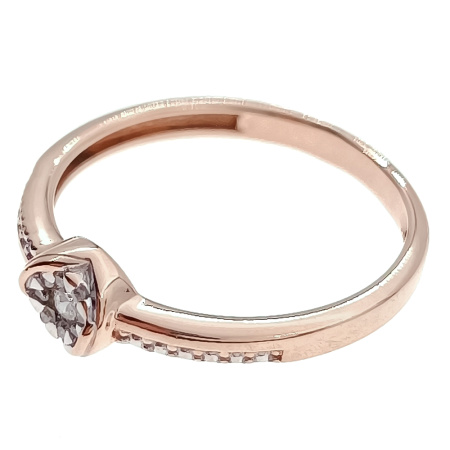 Кольцо из золота 585 пробы с бриллиантами