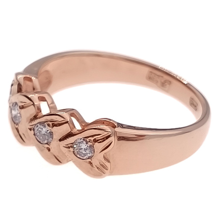 Кольцо из золота 585 пробы с бриллиантами