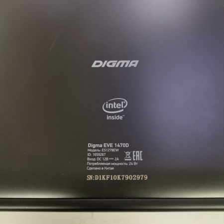 Ноутбук Digma EVE 1470D 10,1"/ Intel Celeron N4000/ 4 гб/ 64 гб