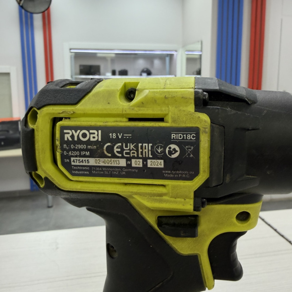 Винтоверт ryobi RID 18C