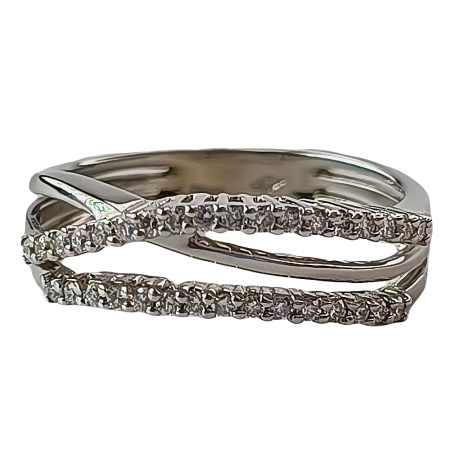 Кольцо из золота 750 пробы с бриллиантами