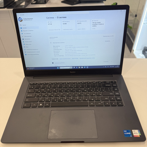 Ноутбук XIAOMI RedmiBook 15 xma2101-bn 15,6"/  Intel Core i5-11320H/ 8 Гб/ 512 Гб/