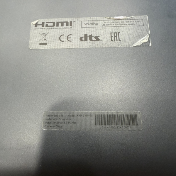 Ноутбук XIAOMI RedmiBook 15 xma2101-bn 15,6"/  Intel Core i5-11320H/ 8 Гб/ 512 Гб/