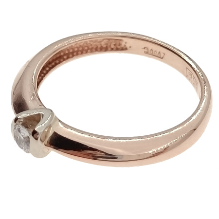 Кольцо из золота 585 пробы с бриллиантом