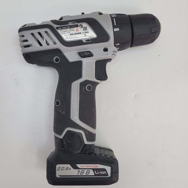 Шуруповерт ИНТЕРСКОЛ  да-18эр 35